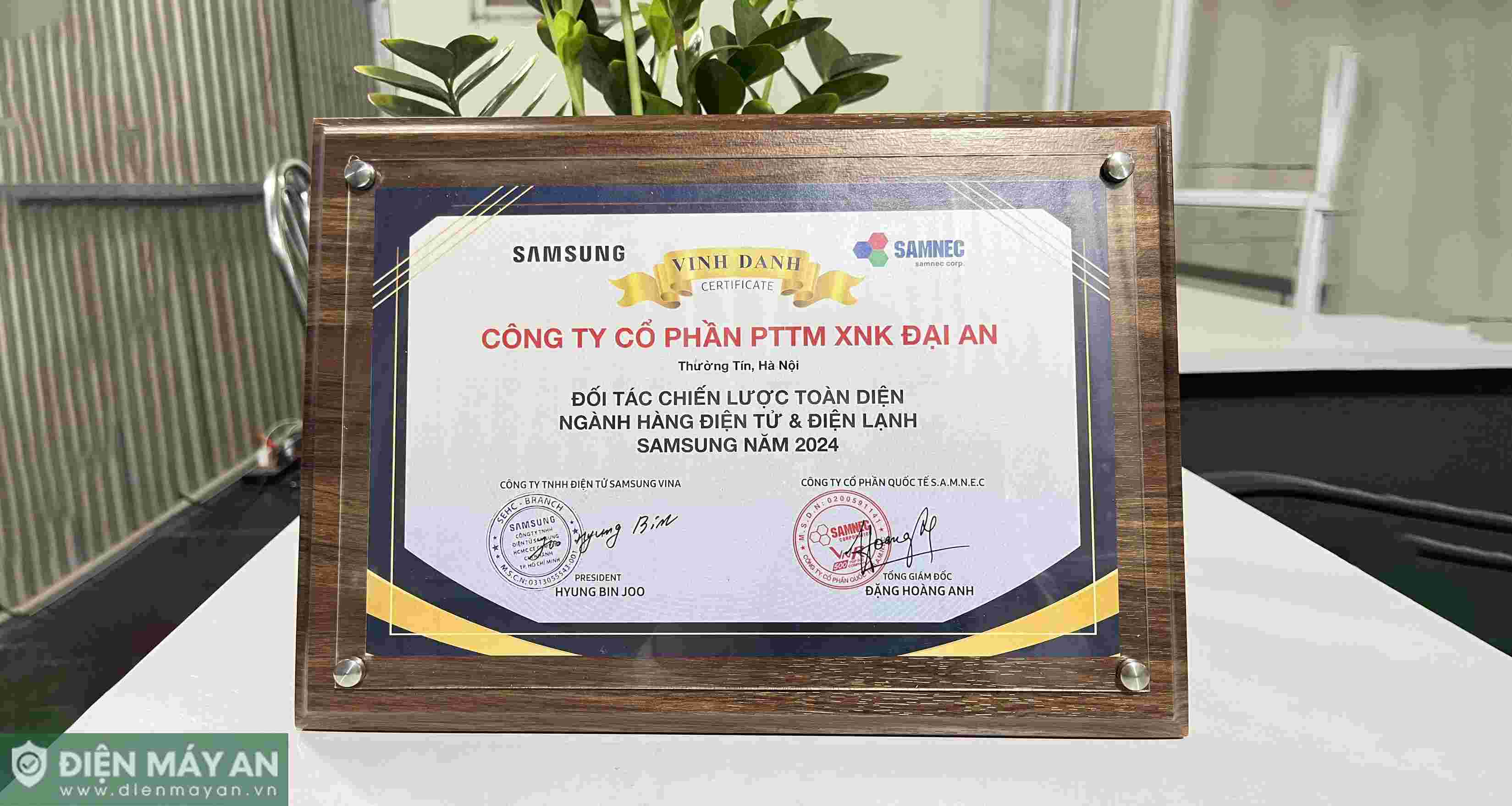 Điện Máy AN – Hành Trình Từ Đại Lý Xuất Sắc Đến Đối Tác Chiến Lược Toàn Diện Cùng Samsung
